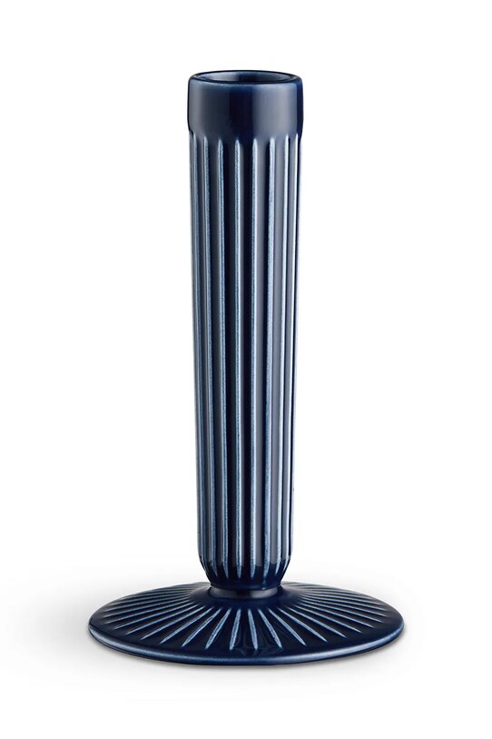 Kähler świecznik dekoracyjny Hammershoi 16 cm granatowy 692594