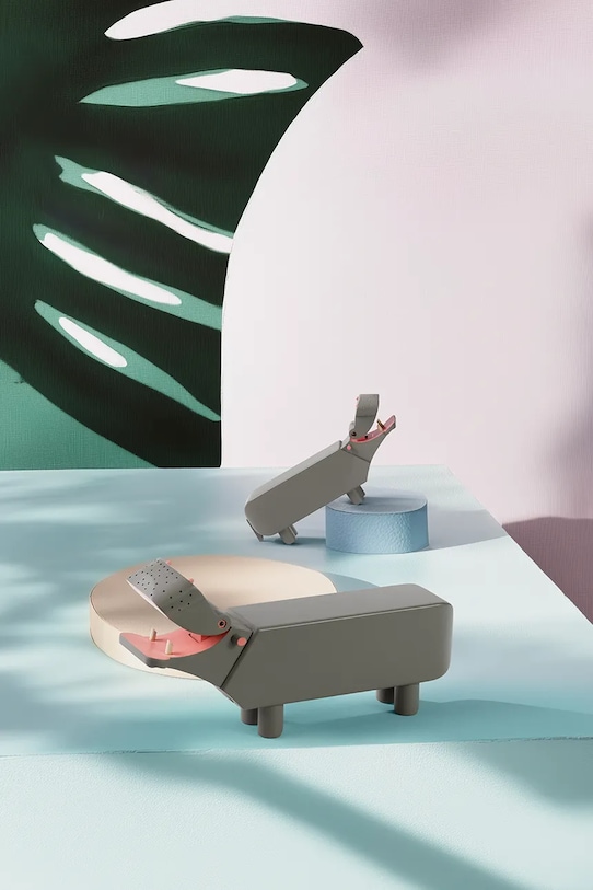 Kay Bojesen figurină decorativă Hippo 9 cm gri 39344