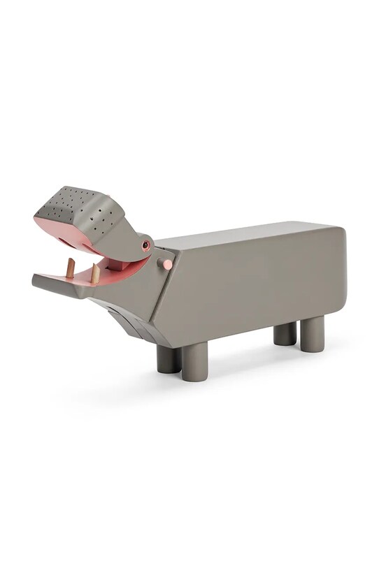 Kay Bojesen figurka dekoracyjna Hippo 9 cm 39344 szary AA00