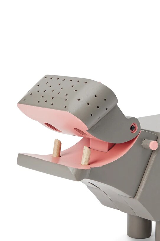 Salon i sypialnia Kay Bojesen figurka dekoracyjna Hippo 9 cm 39344 szary
