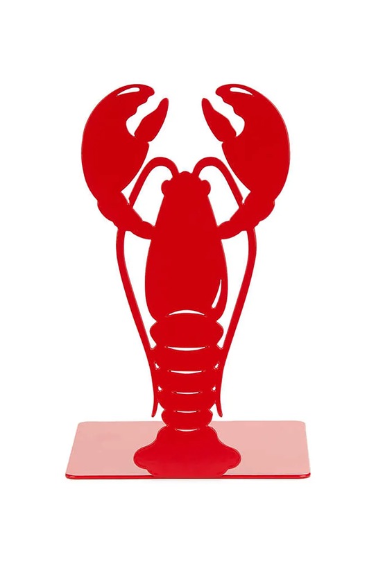 Salon i sypialnia Balvi podpórka do książek Lobster 16 x 10 x 10 cm 28080 czerwony