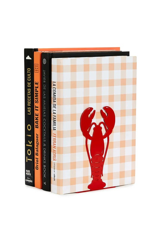 Balvi podpórka do książek Lobster 16 x 10 x 10 cm czerwony 28080