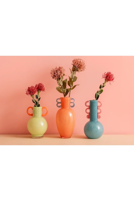 Salon i sypialnia Present Time wazon dekoracyjny Fiesta 23,5 cm PT4188GR zielony