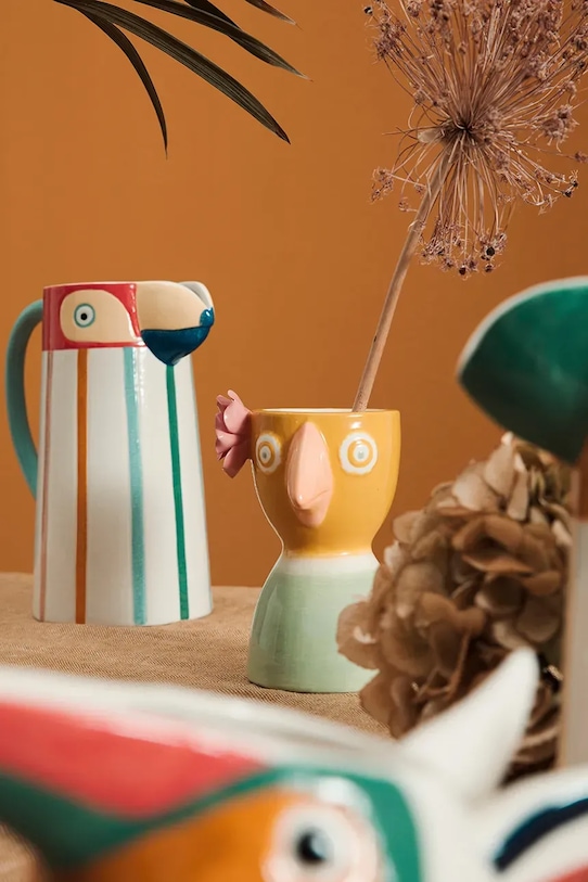 Living și dormitor Bizzotto vază decorativă Sebastian 12 x 11,4 x 16,5 cm 503424 multicolor