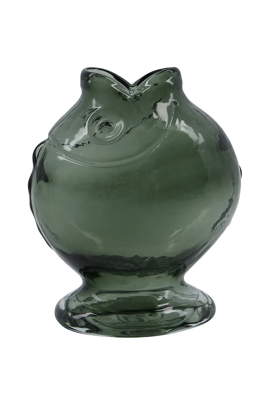 House Doctor wazon dekoracyjny HDFish 17,5 cm turkusowy 202109203