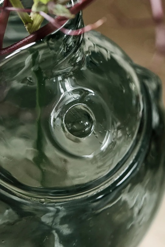 Salon i sypialnia House Doctor wazon dekoracyjny HDFish 17,5 cm 202109203 turkusowy