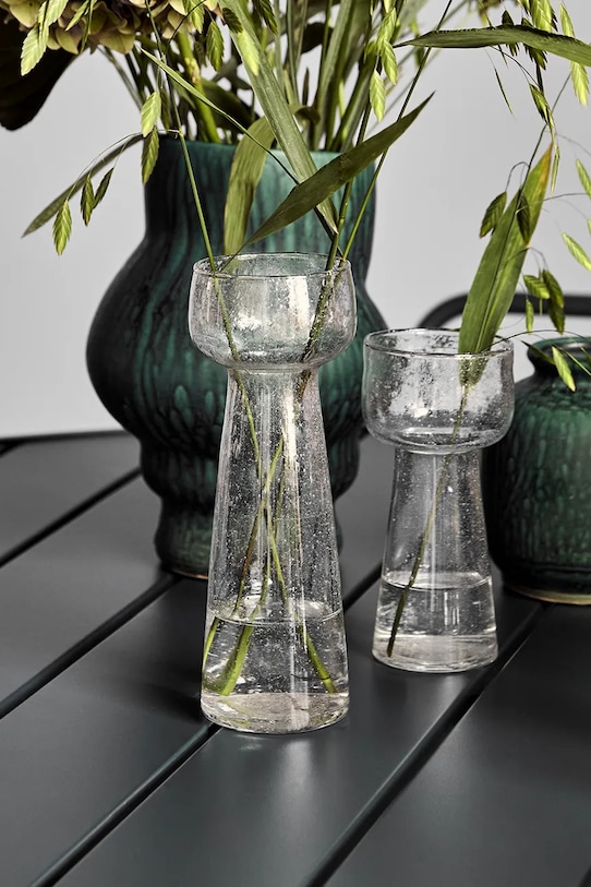 House Doctor wazon dekoracyjny HDTuur 22,5 cm 204100455 transparentny AA00