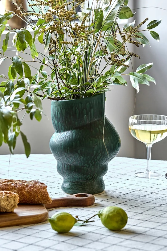 House Doctor vază decorativă HDDisc 25 cm 267050020 turcoaz AA00