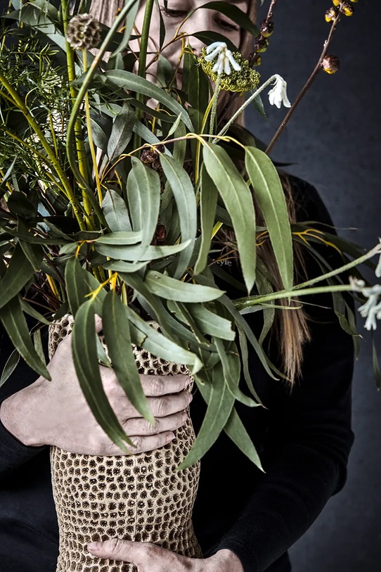 House Doctor vază decorativă HDPan 29 cm bej 267050011