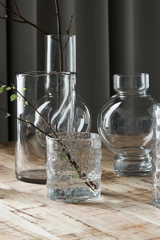 House Doctor vază decorativă HDHuri 13 cm 202100594 transparent AA00