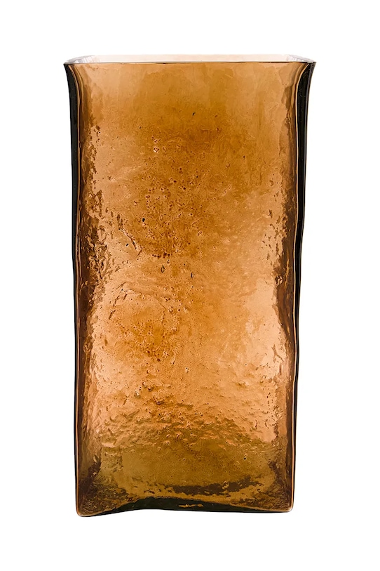 House Doctor wazon dekoracyjny HDSquare 30 cm pomarańczowy 208342042