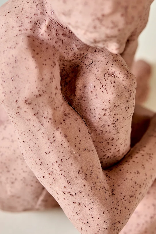 Dekorativna figura House Doctor HDWoman 21 x 20 cm oranžna 900000062