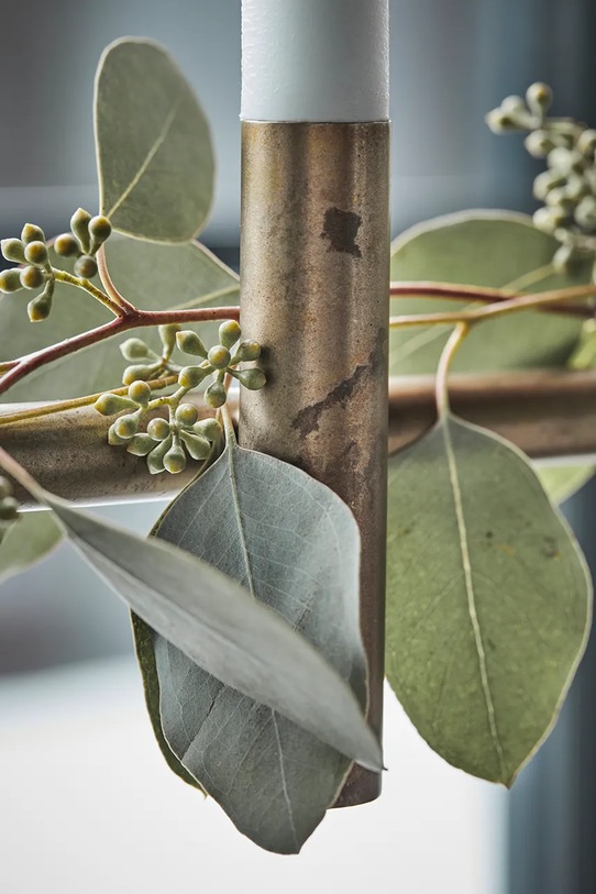 Living și dormitor House Doctor sfeșnic decorativ HDMaxi 26 cm 203661124 verde