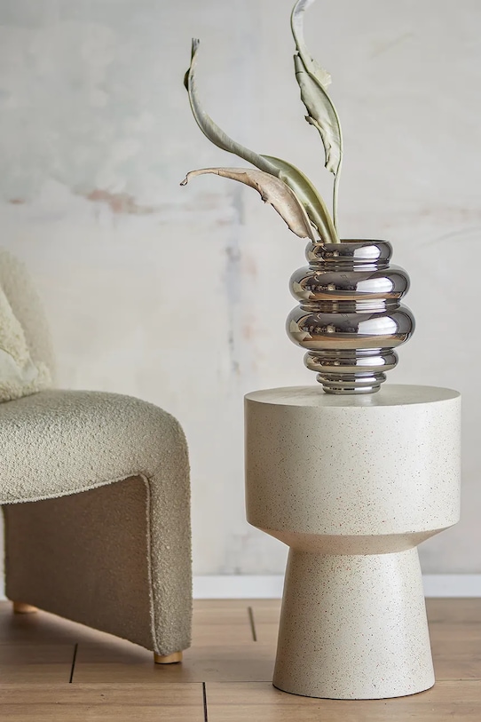 Bloomingville wazon dekoracyjny Zorya 21 x 24 cm 82062748 szary AA00