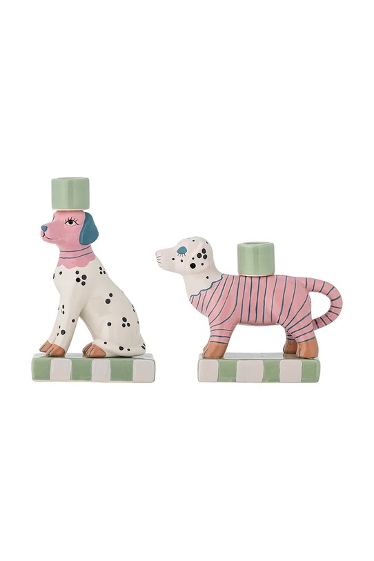 Ukrasni svijećnjak Bloomingville 2-pack 82063005 roza AA00