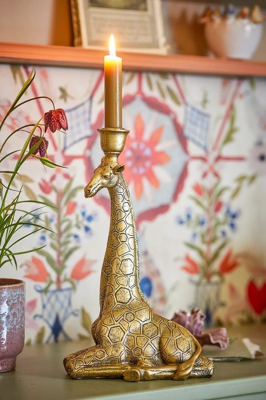 Bloomingville świecznik dekoracyjny Twiga 19 x 32 x 9,5 cm zielony 82072103