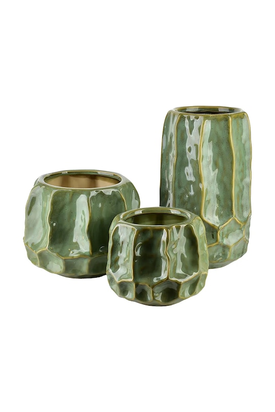 Διακοσμητικό βάζο Affek Design Divine 12 x 14 x 26 cm HTTS4076 πράσινο AA00