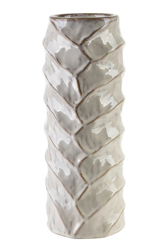 Affek Design wazon dekoracyjny Tallie 13 x 9 x 35 cm biały HTTS4205