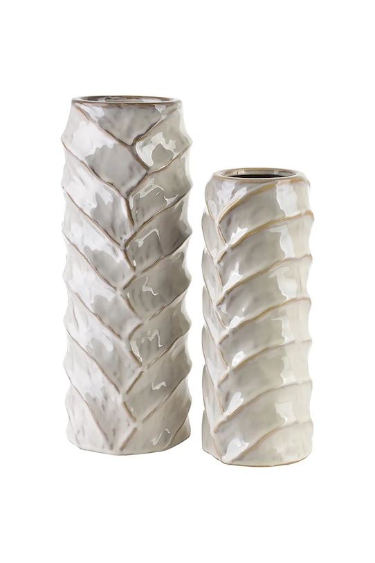 Dekoratívna váza Affek Design Tallie 13 x 9 x 35 cm HTTS4205 biela AA00