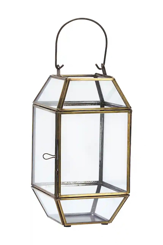 Madam Stoltz latarenka 13,5 x 27,5 cm żółty PCH29155C