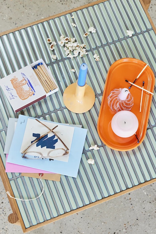 Hübsch set de tavi Amare 29 x 15 / 43 x 22 cm 2-pack albastru 211913