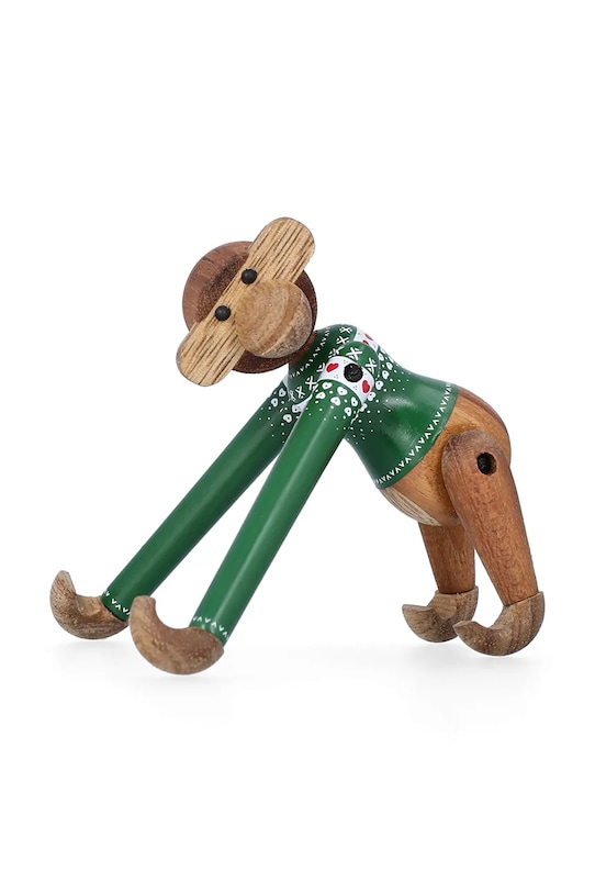 Salon i sypialnia Kay Bojesen figurka dekoracyjna Monkey Christmas Jumper 9,5 cm 39803 multicolor