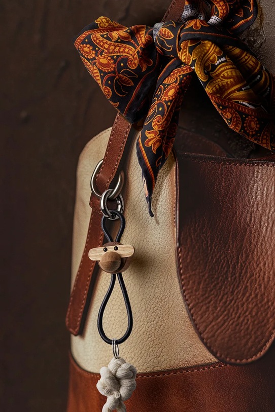 Doplňky Přívěsek na klíče Kay Bojesen Monkey Silver 5 cm 39806 černá