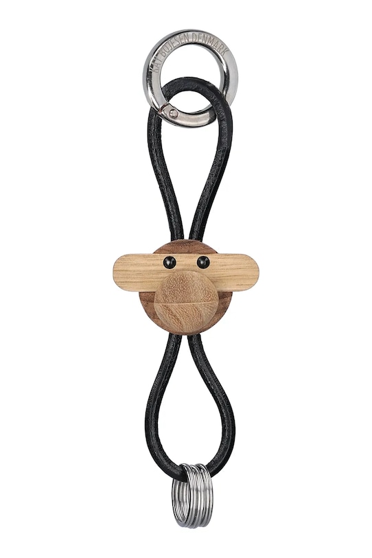 Přívěsek na klíče Kay Bojesen Monkey Silver 5 cm vícebarevná 39806