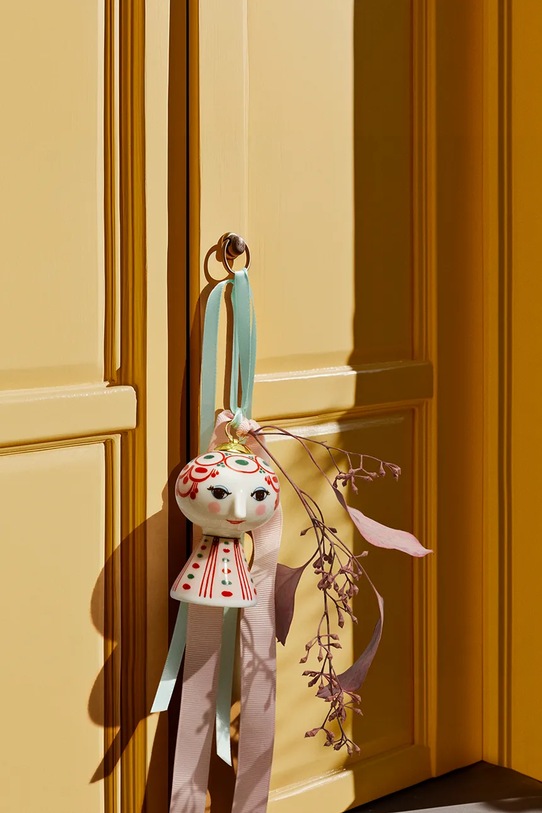 Rosendahl zawieszka świąteczna Eva Christmas Ornament 2025 7,5 cm multicolor 56586