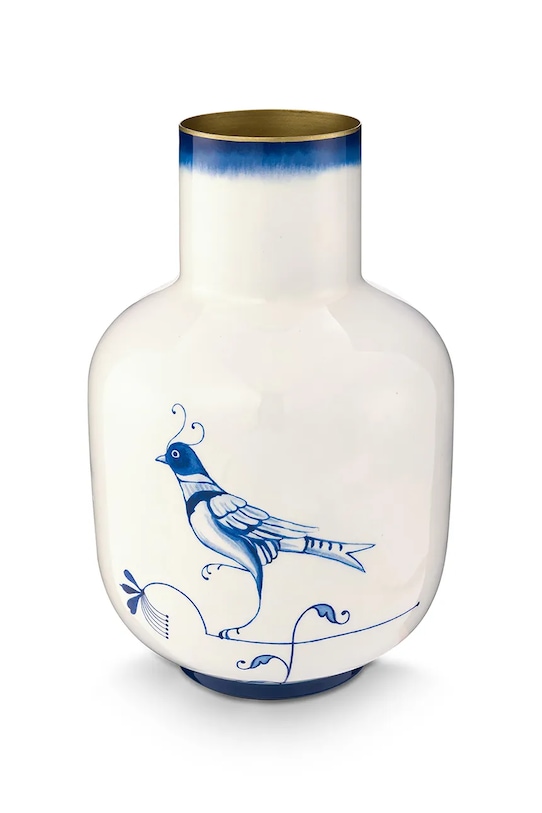 Pip Studio wazon dekoracyjny The Blue Bird 20 x 30 cm niebieski 51102110