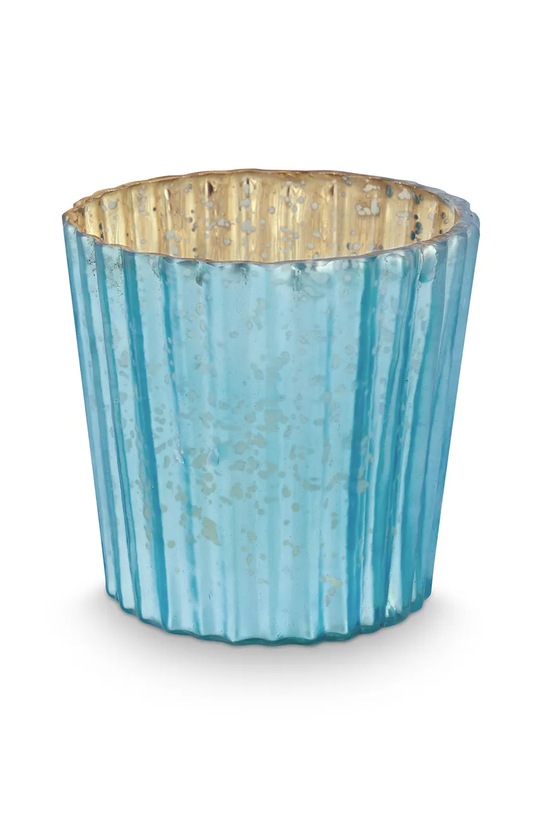 Pip Studio świecznik dekoracyjny Glass Blue 7 x 7 cm 4-pack multicolor 51114001