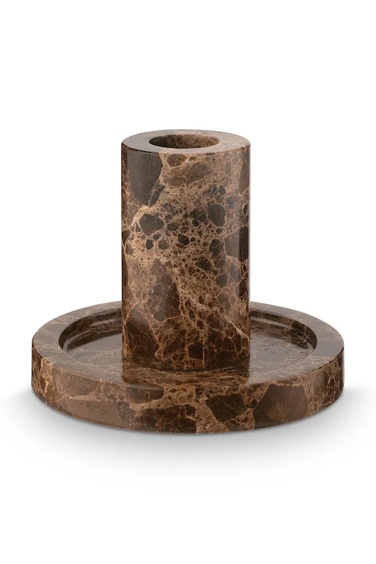 vtwonen świecznik dekoracyjny 10,2 x 7,9 cm brązowy 52092316