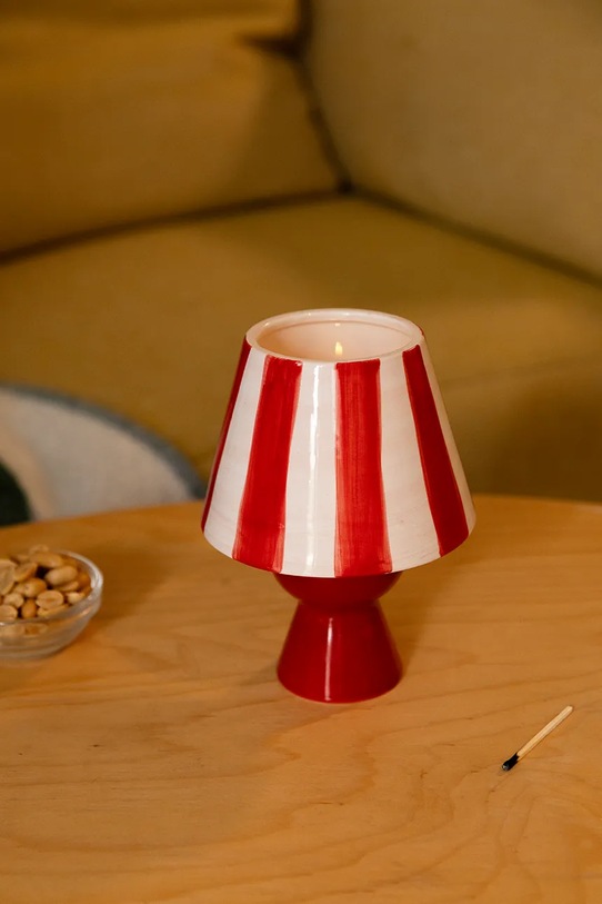 Living și dormitor &k amsterdam sfeșnic decorativ cantine 16 x 12 cm 1315.01. rosu