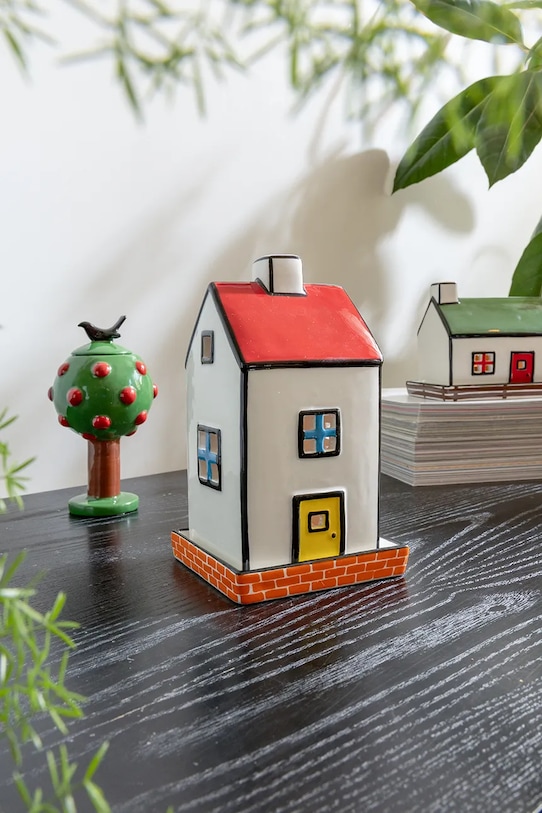 Salon i sypialnia &k amsterdam lampion dekoracyjny haines townhouse 10 x 10 x 17,5 cm 2841.09 multicolor