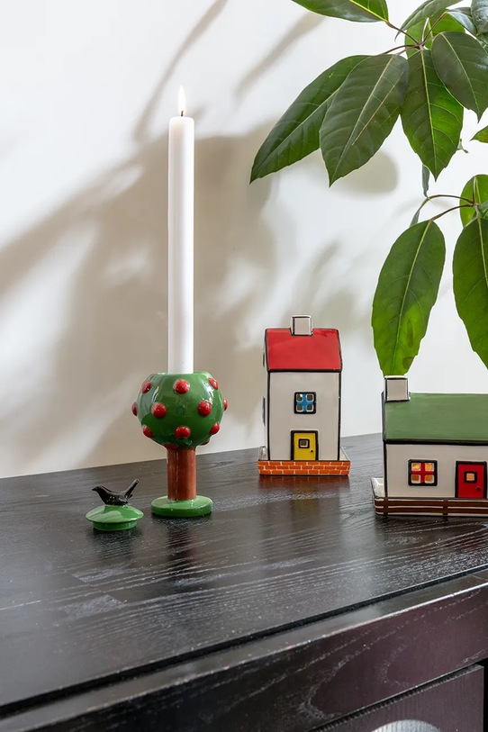 Декоративний ліхтар &k amsterdam haines townhouse 10 x 10 x 17,5 cm барвистий 2841.09