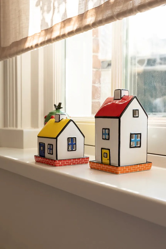 Декоративний ліхтар &k amsterdam haines townhouse 10 x 10 x 17,5 cm 2841.09 барвистий