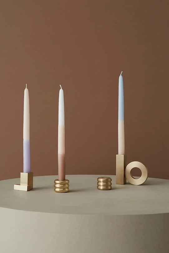 Dekoračný svietnik OYOY Savi 4 x 4 x 4 cm L300425 zelená AA00