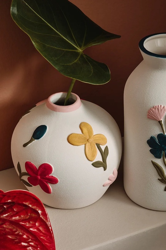 Bizzotto vază decorativă Floryn 15,8 x 14,5 cm 503414 multicolor AA00