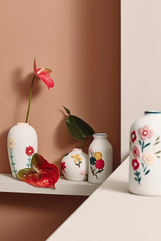 Bizzotto vază decorativă Floryn 15,8 x 14,5 cm multicolor 503414