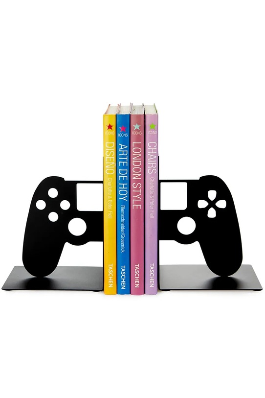 Balvi podpórki do książek Joypad 15 x 10 x 11,5 cm 2-pack czarny 27566