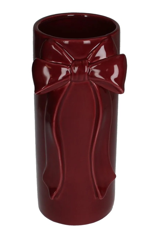Dekoratívna váza home & lifestyle Bow 25,3 x 10,8 x 12 cm burgundské KAL.8364
