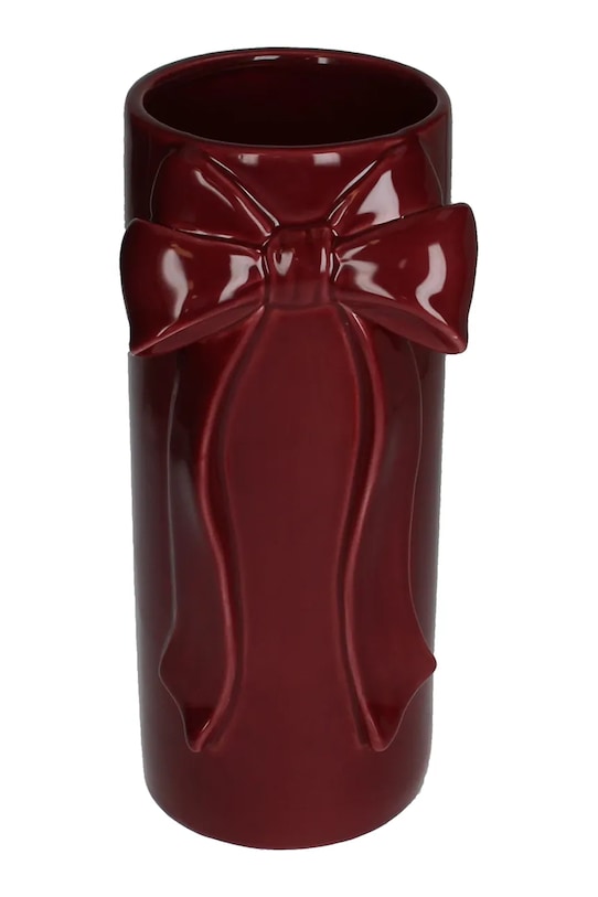 Dekoratívna váza home & lifestyle Bow 25,3 x 10,8 x 12 cm burgundské KAL.8364