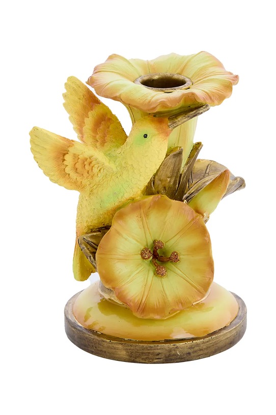 Light & Living świecznik dekoracyjny 10 x 10 x 14 cm żółty 6075760