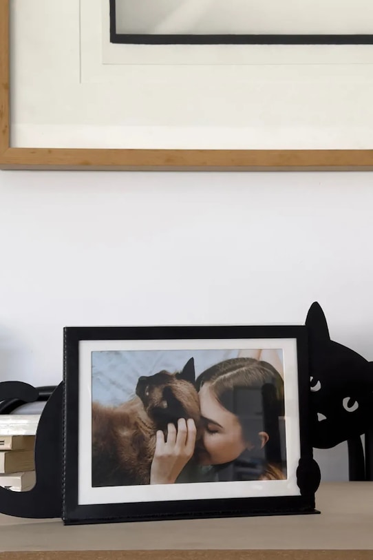 Salon i sypialnia Balvi ramka na zdjęcie 16 x 36 x 4 cm 27703 czarny