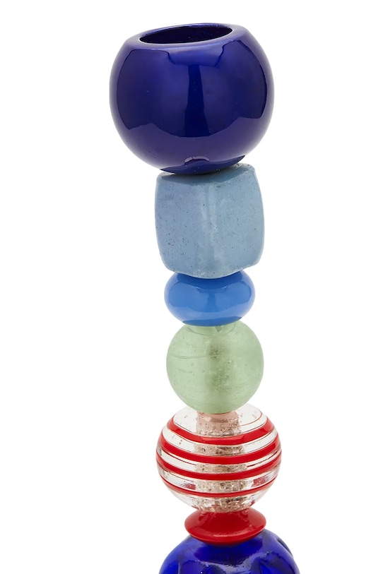 Salon i sypialnia Pols Potten świecznik dekoracyjny Beads S/12 x 34 cm 390.225.198 multicolor