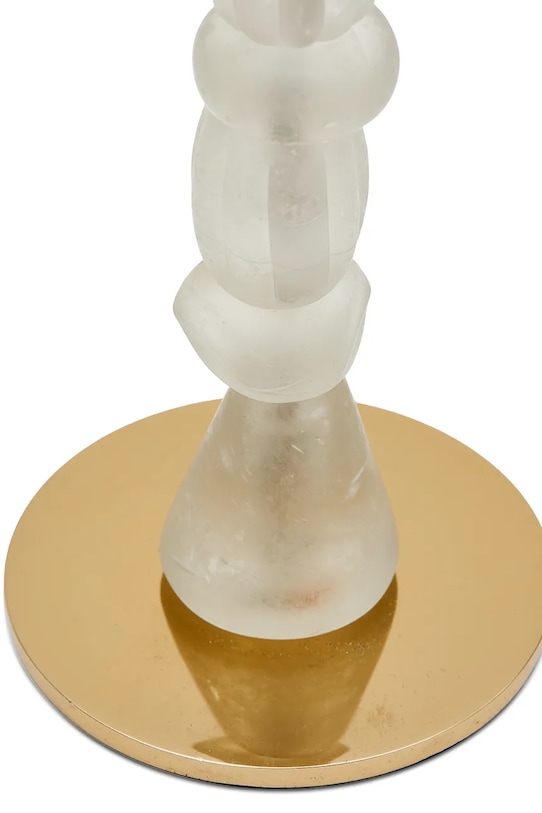 Pols Potten świecznik dekoracyjny Beads S/12 x 34 cm beżowy 390.225.200