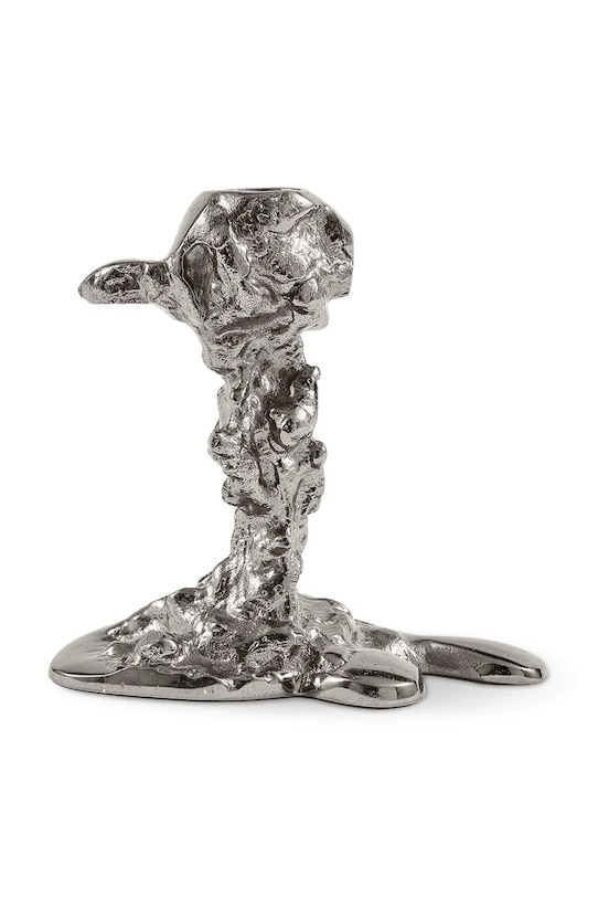 Salon i sypialnia Pols Potten świecznik dekoracyjny Drip S 14 x 8 cm 390.225.207 szary