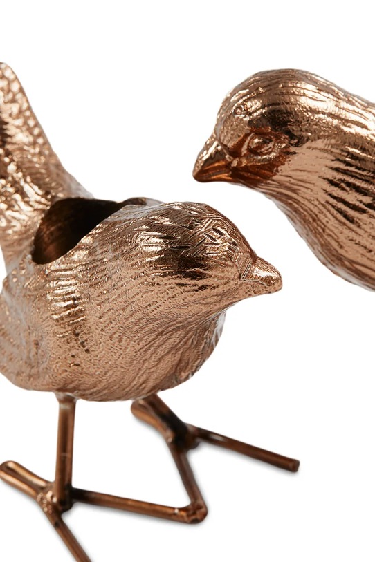 Pols Potten zestaw świeczników flock of birds 12,5 x 5 x 7 cm 2-pack pomarańczowy 390.225.209