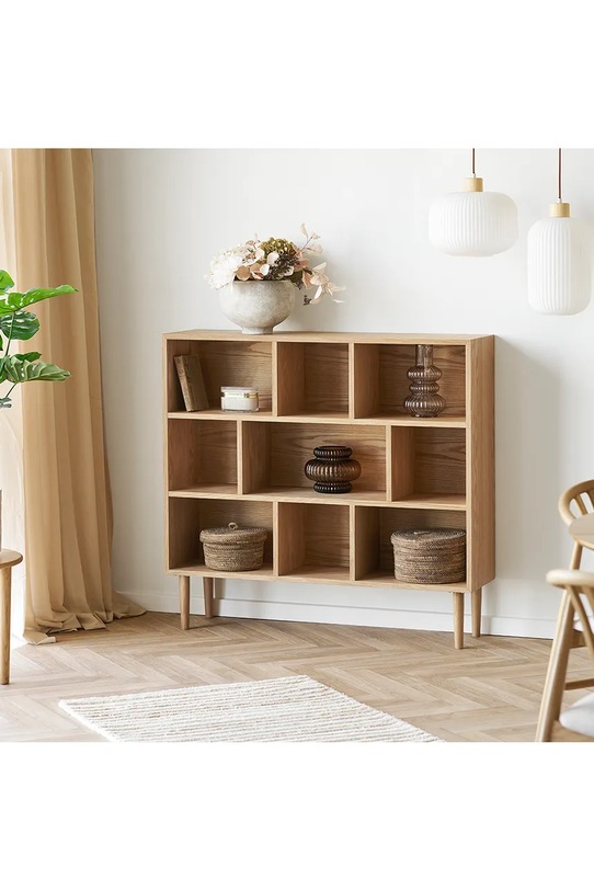 House Nordic wazon dekoracyjny 20 x 16 cm brązowy 4441791