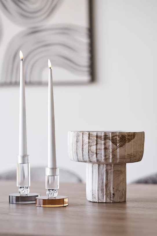 Dnevni boravak i spavaća soba Ukrasni svijećnjak House Nordic 8,5 x 10 cm 4561193 šarena